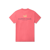 Washed Strawberry Fizz Heather | Youth Authentic Vibrant Tee