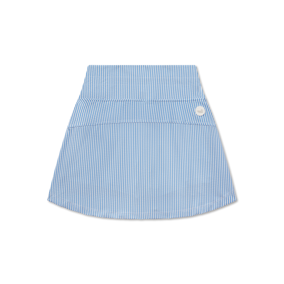 French Blue & White Seersucker | Back