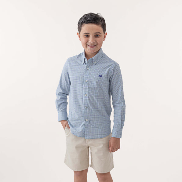 French Blue & Navy | On Model Front