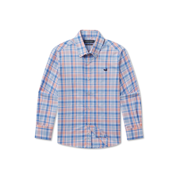 Royal & Orange Plaid | Front