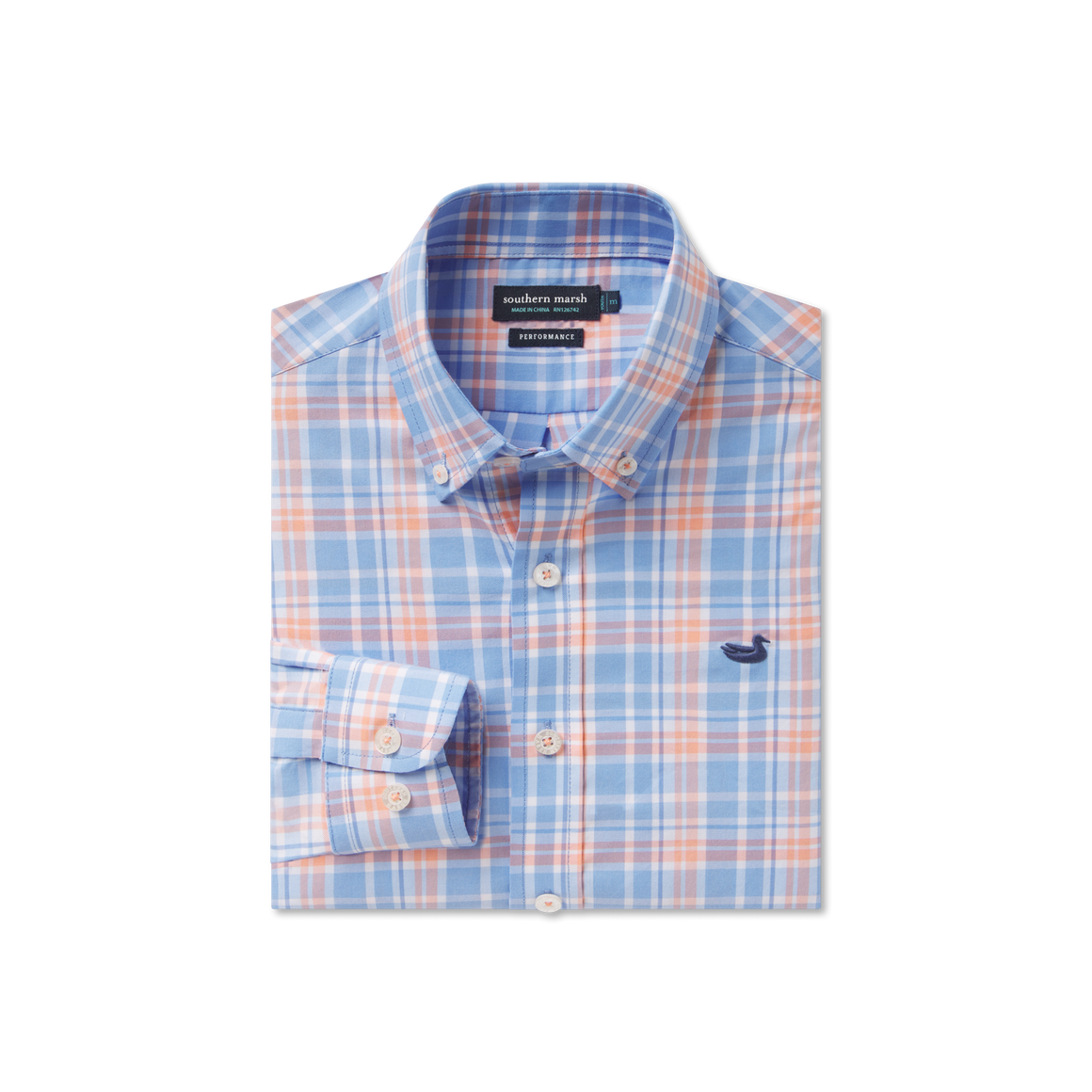 French Blue &     Peach