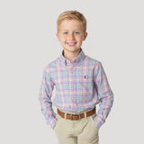 Purple Gold & Green Plaid | Front