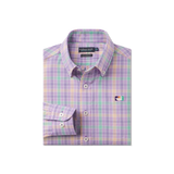 Purple Gold & Green Plaid