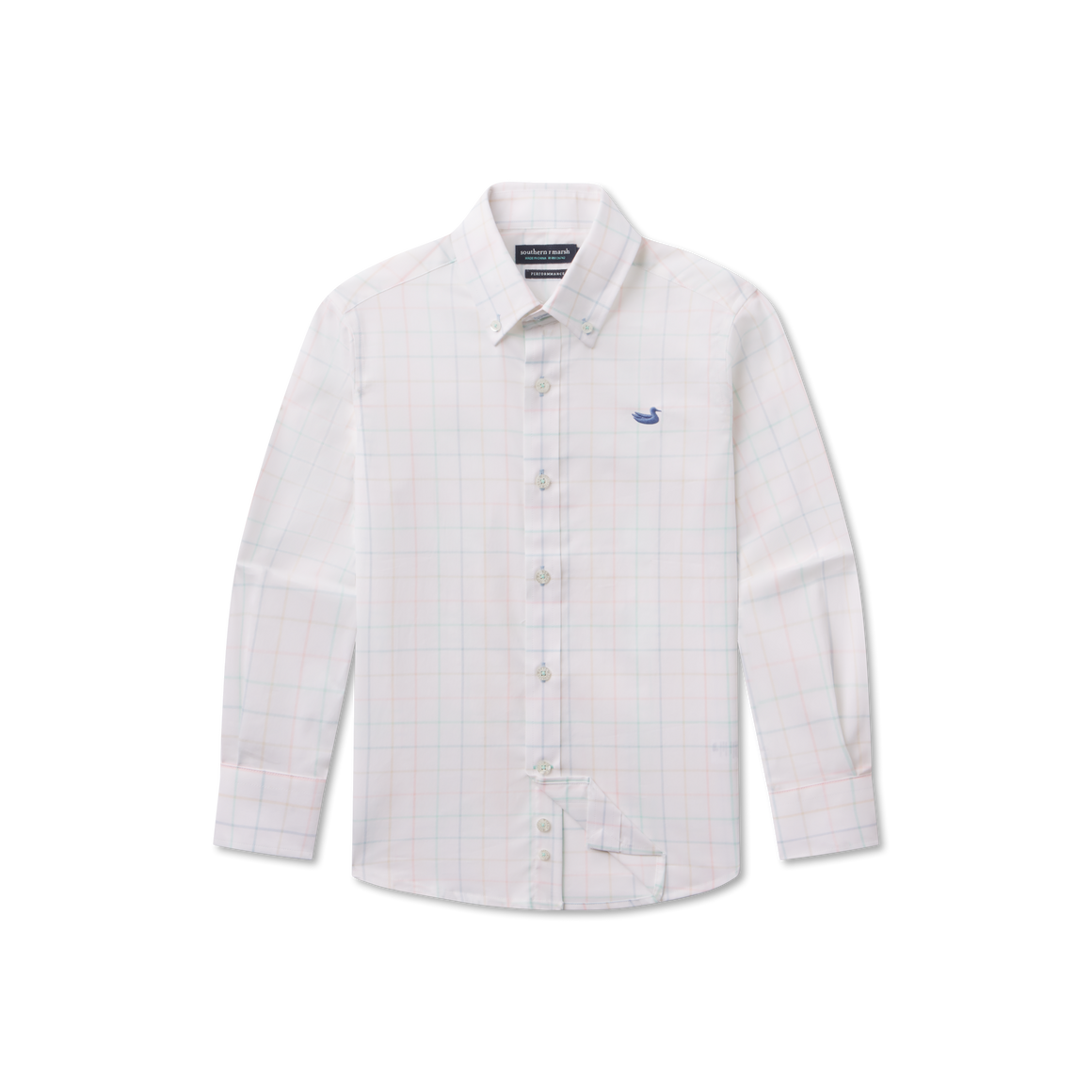 Light Blue & Mint Windowpane | Front