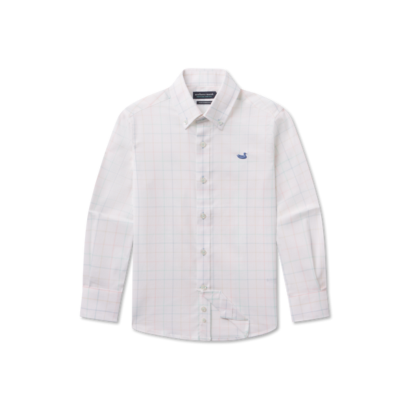 Light Blue & Mint Windowpane | Front