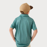Slate & Mint Microprint | On Model Back