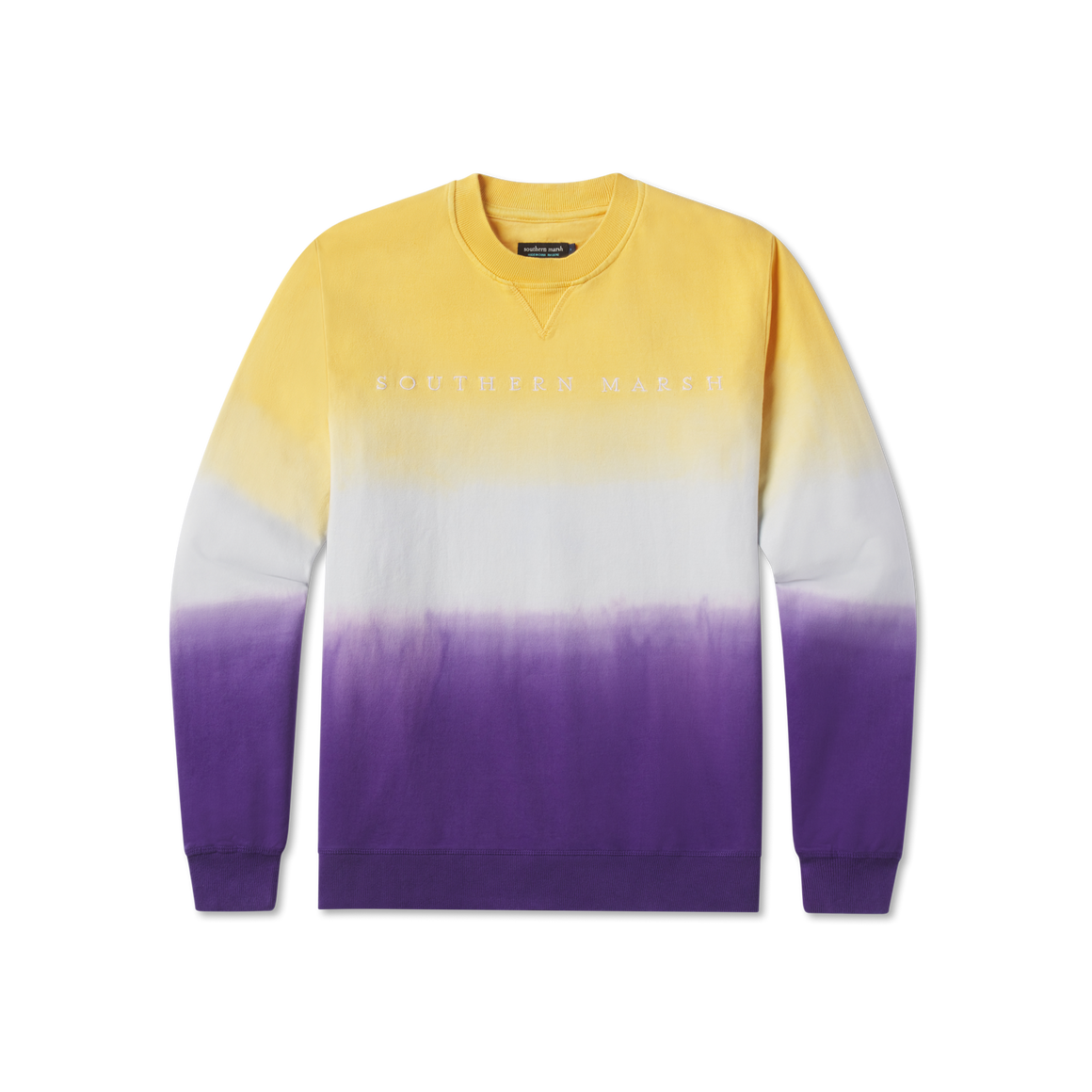 Purple and Yellow Dip Dye
