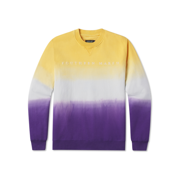 Purple and Yellow Dip Dye