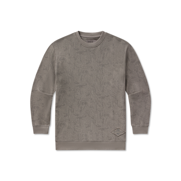 Dark Gray Waterfowl Print