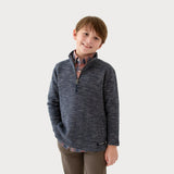 Washed Navy Heather | On Model Front