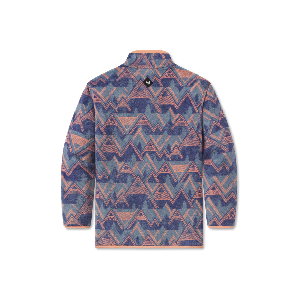 Purple  and Peach | Back