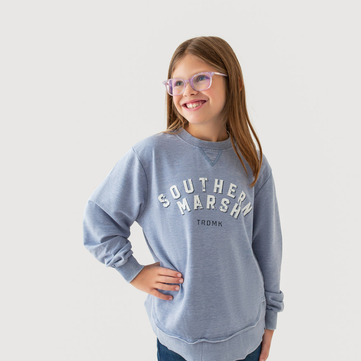 Washed Blue | ON Model Front