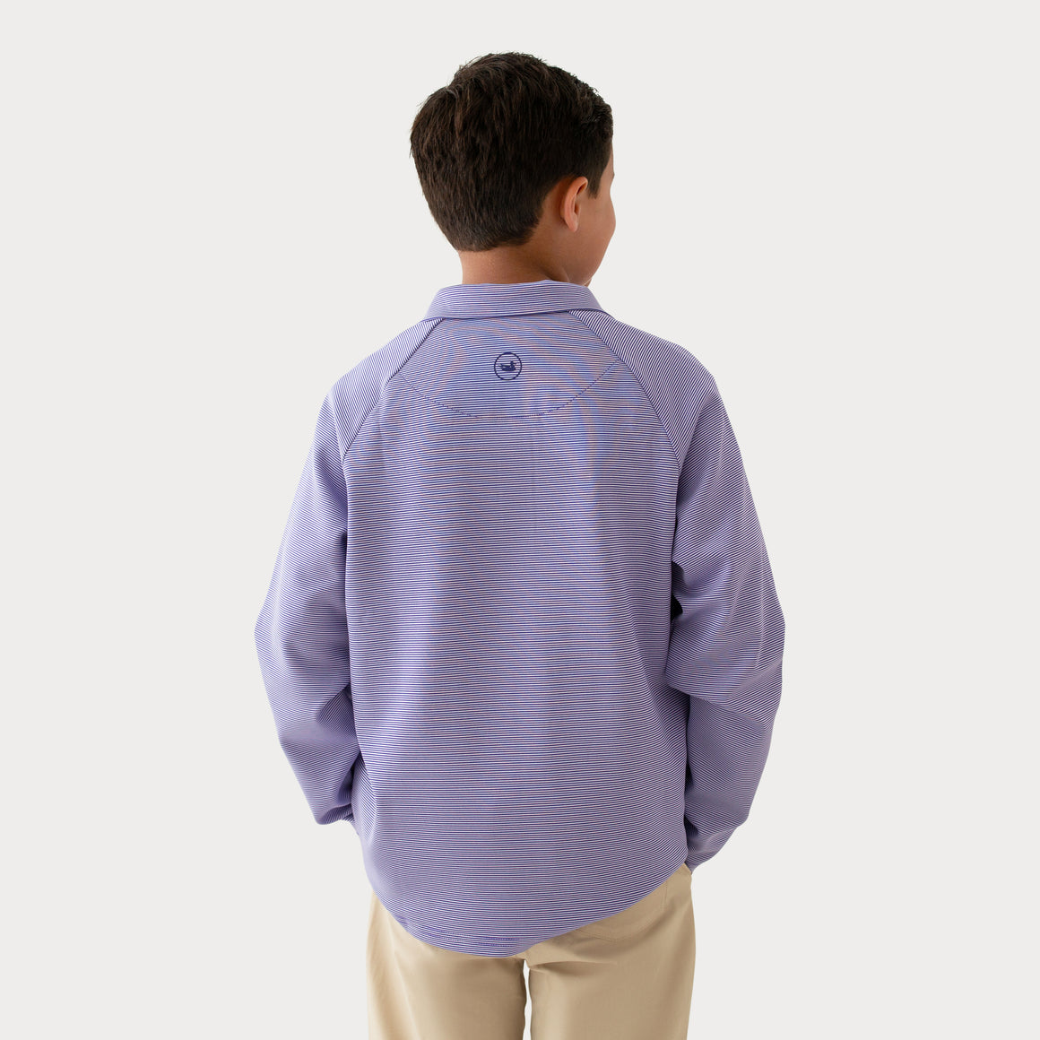 White & Purple  ON Model back