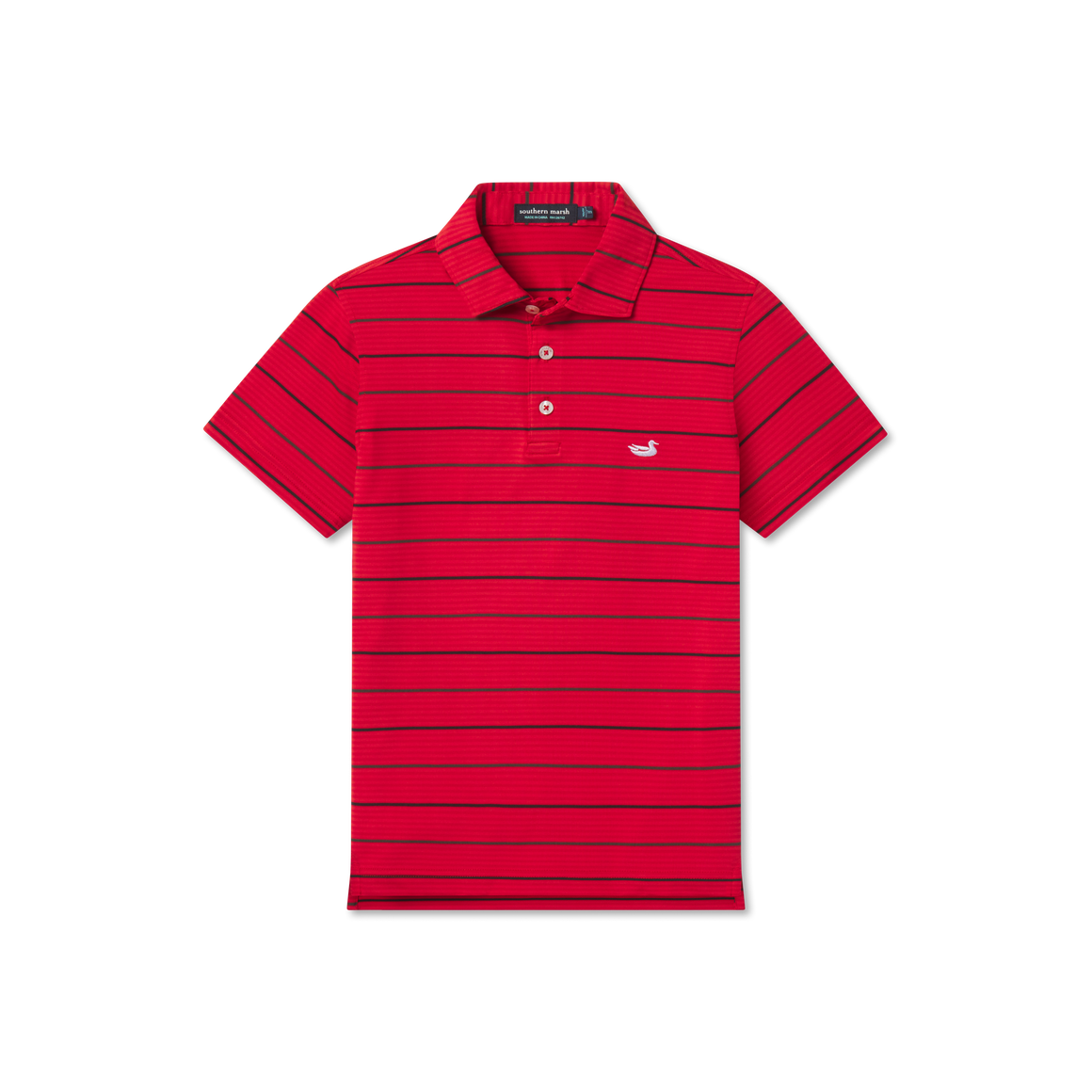 Red & Charcoal Gridiron | Front