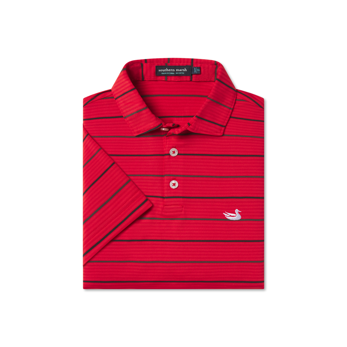 Red & Charcoal Gridiron