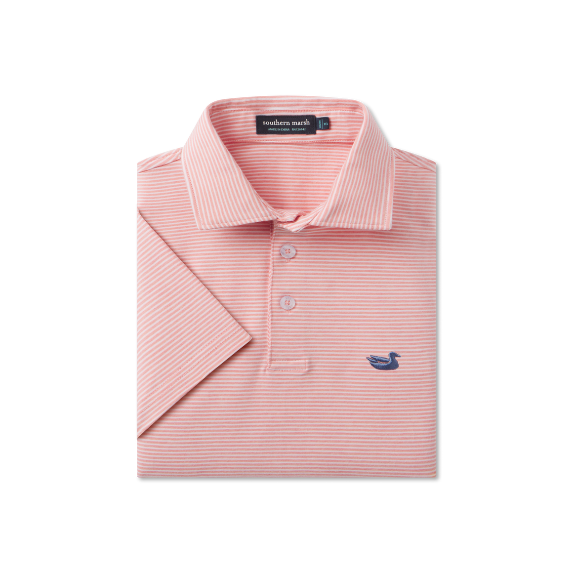 Coral Relaxed Stripe