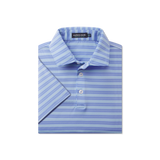 French Blue & Mint Stripe