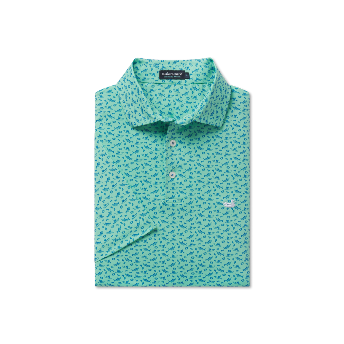 Mint and  French Blue
