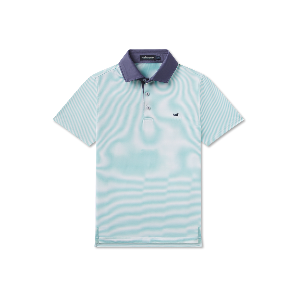 White & Antigua Blue | Front