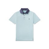 White & Antigua Blue | Front