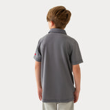 Navy  With Red Duck | On Model Back