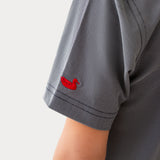 Navy  With Red Duck | On Model Details
