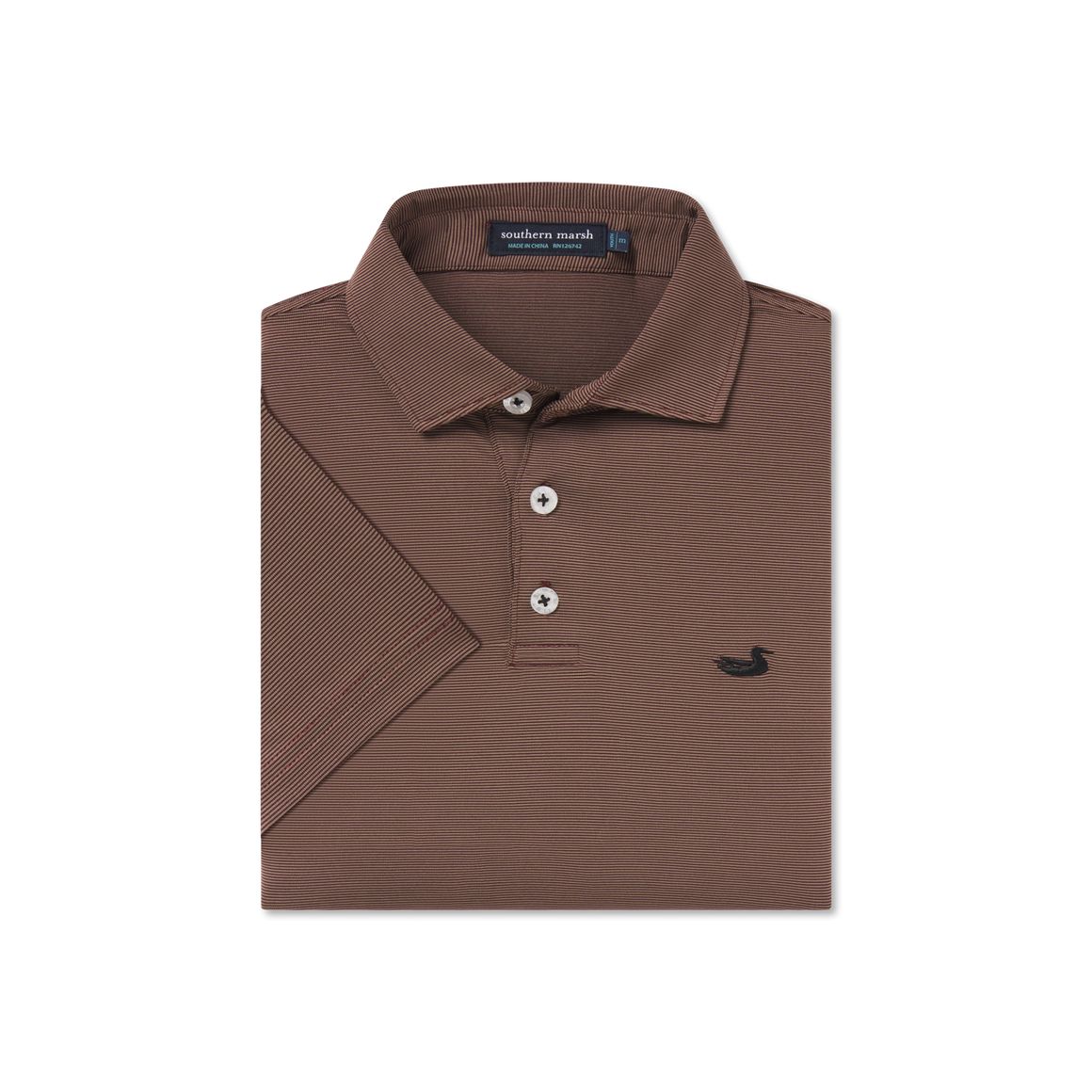 Maroon and Tan Stripe