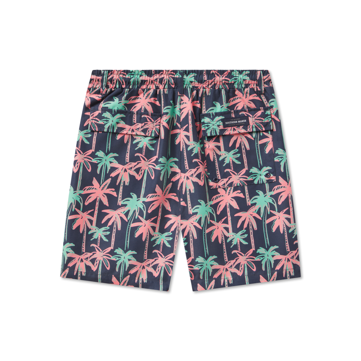 Navy Palms | Back