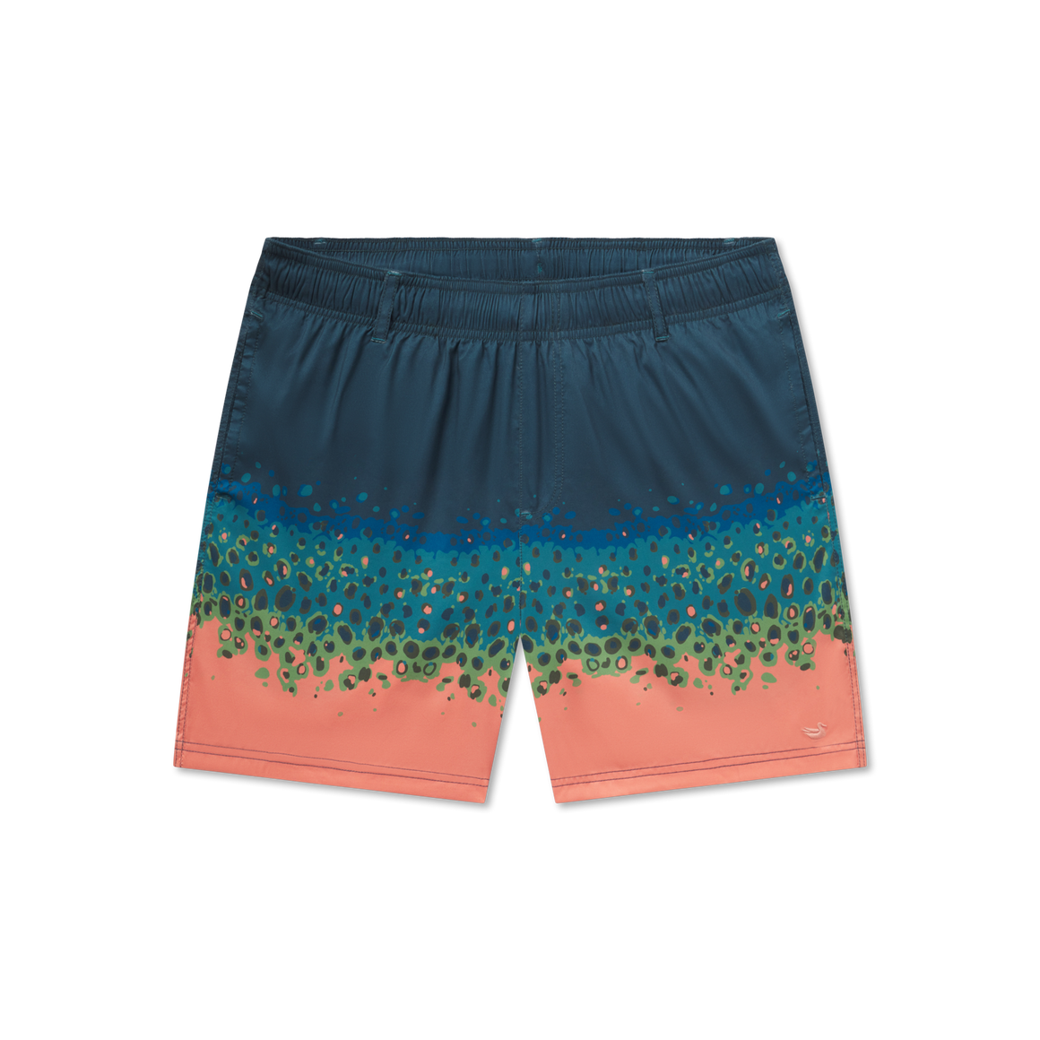 Teal and  Peach