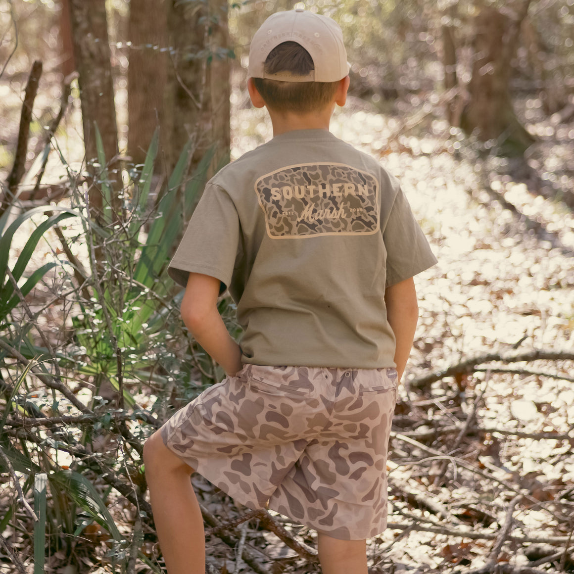 Dark Brown Camo | lifestyle back