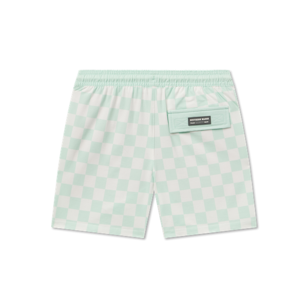 Bimini Green Checkerboard | Back