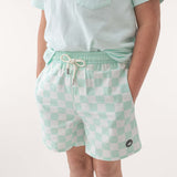 Bimini Green Checkerboard | On Model Front