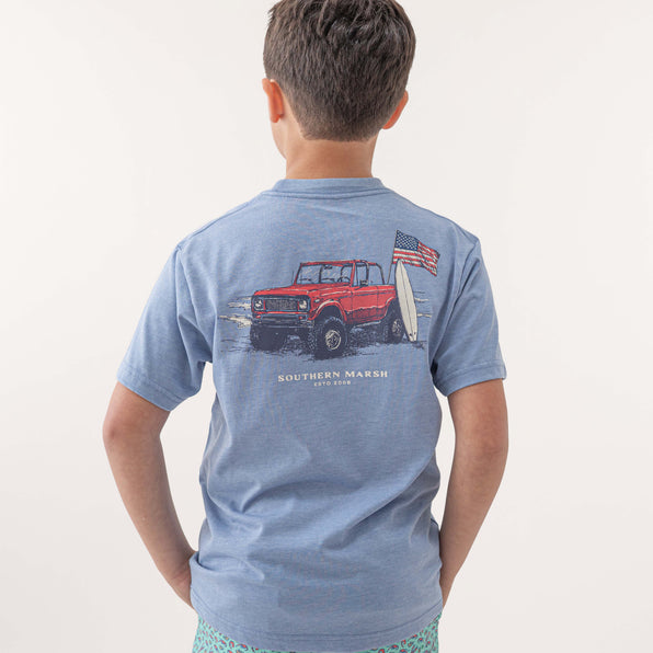 Washed Blue | On Model Back