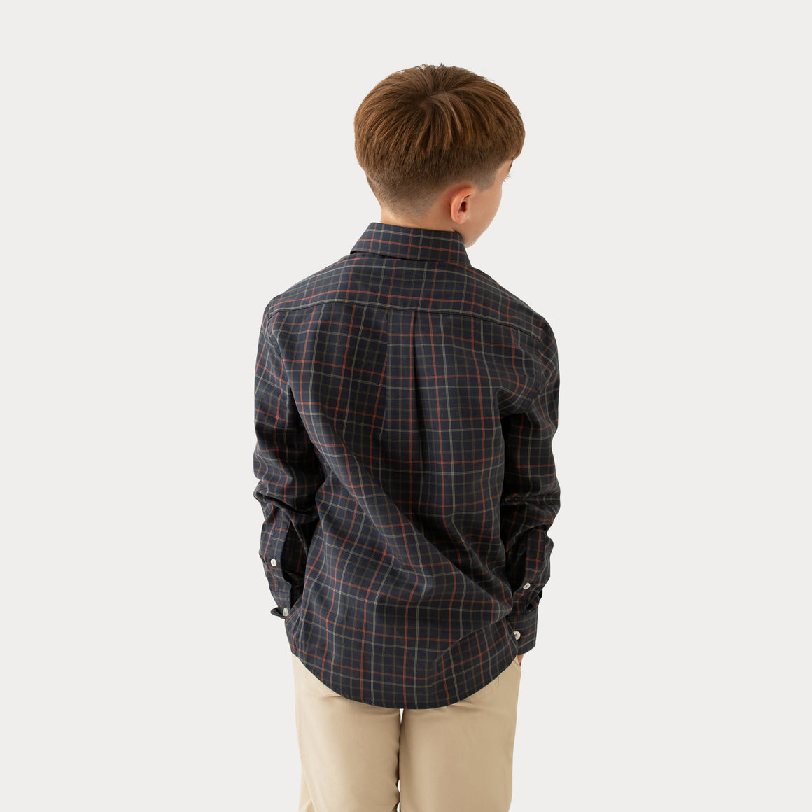 Navy & Dark Olive | On Model Back