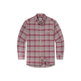 Maroon & Dark Gray Flannel | front