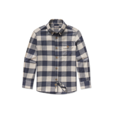 White & Slate Flannel | Front