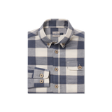 White & Slate Flannel