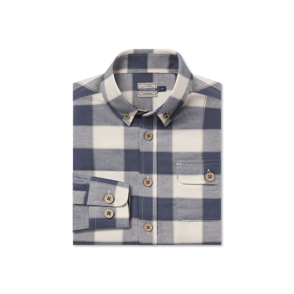 White & Slate Flannel