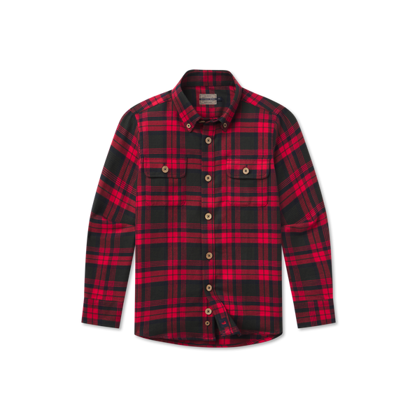 Navy & Red  Plaid | Front