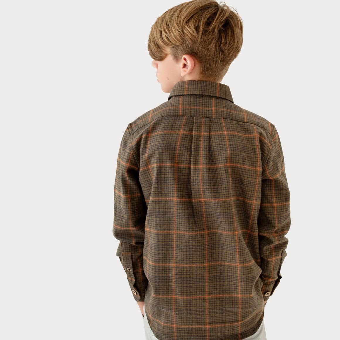 Dark  Olive  and  Navy | On Model Back