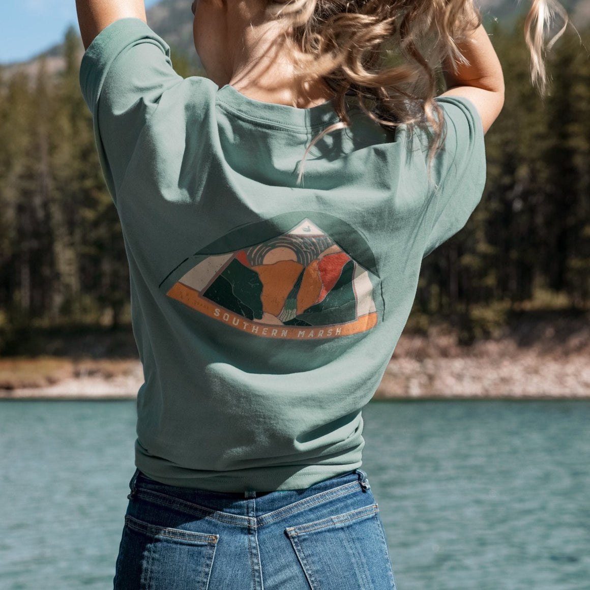Burnt Sage | Altitude Tee | Tent | Lifestyle