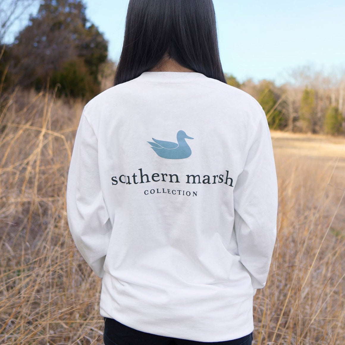 White with Light Blue | LS