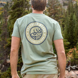 Bay Green | Circle Catch Tee | Short Sleeve T-Shirt | Men's Front Pocket | Southern Fishing