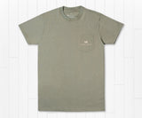 Bay Green | Circle Catch Tee | Short Sleeve T-Shirt | Men's Front Pocket | Southern Fishing | Front