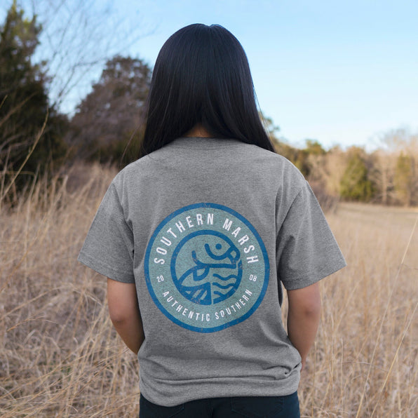 Dark Gray | Circle Catch Tee | Lifestyle