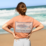 Peach | Tile Fish Tee | LS