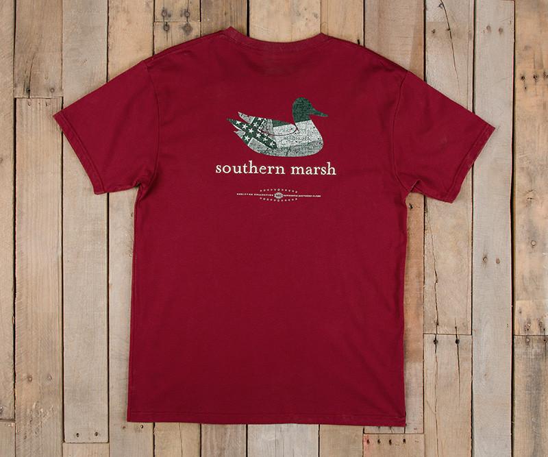 Maroon | Authentic Heritage Tee | Mississippi | Short Sleeve T-Shirt