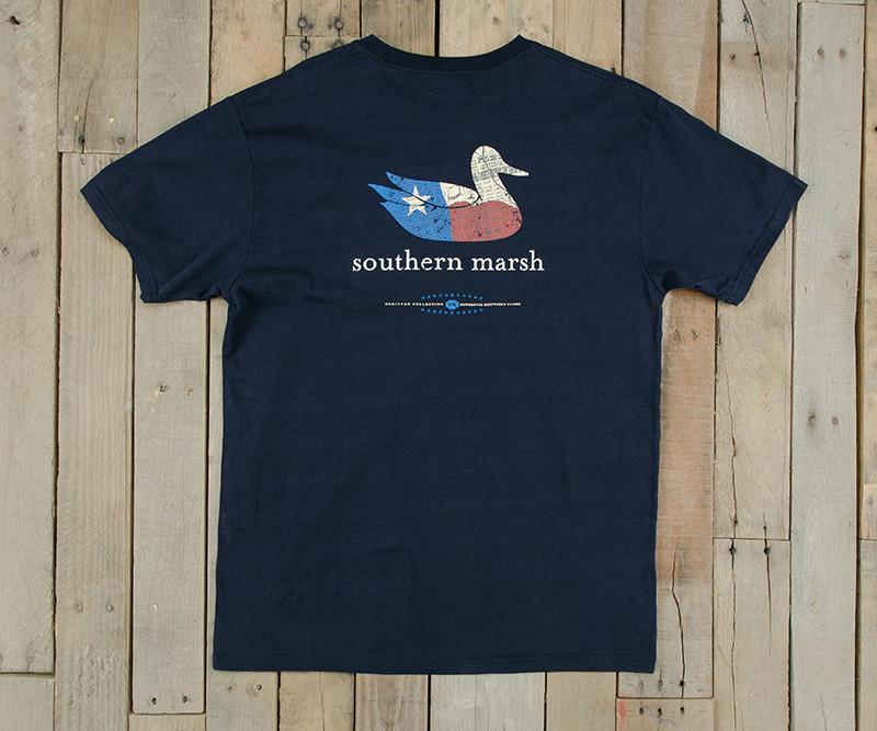 Navy | Authentic Heritage Tee | Texas | Short Sleeve T-Shirt
