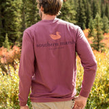 Wine | Authentic Tee | Long Sleeve T-Shirt | Southern Duck Shirt