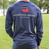 Washed Navy Heather | LS
